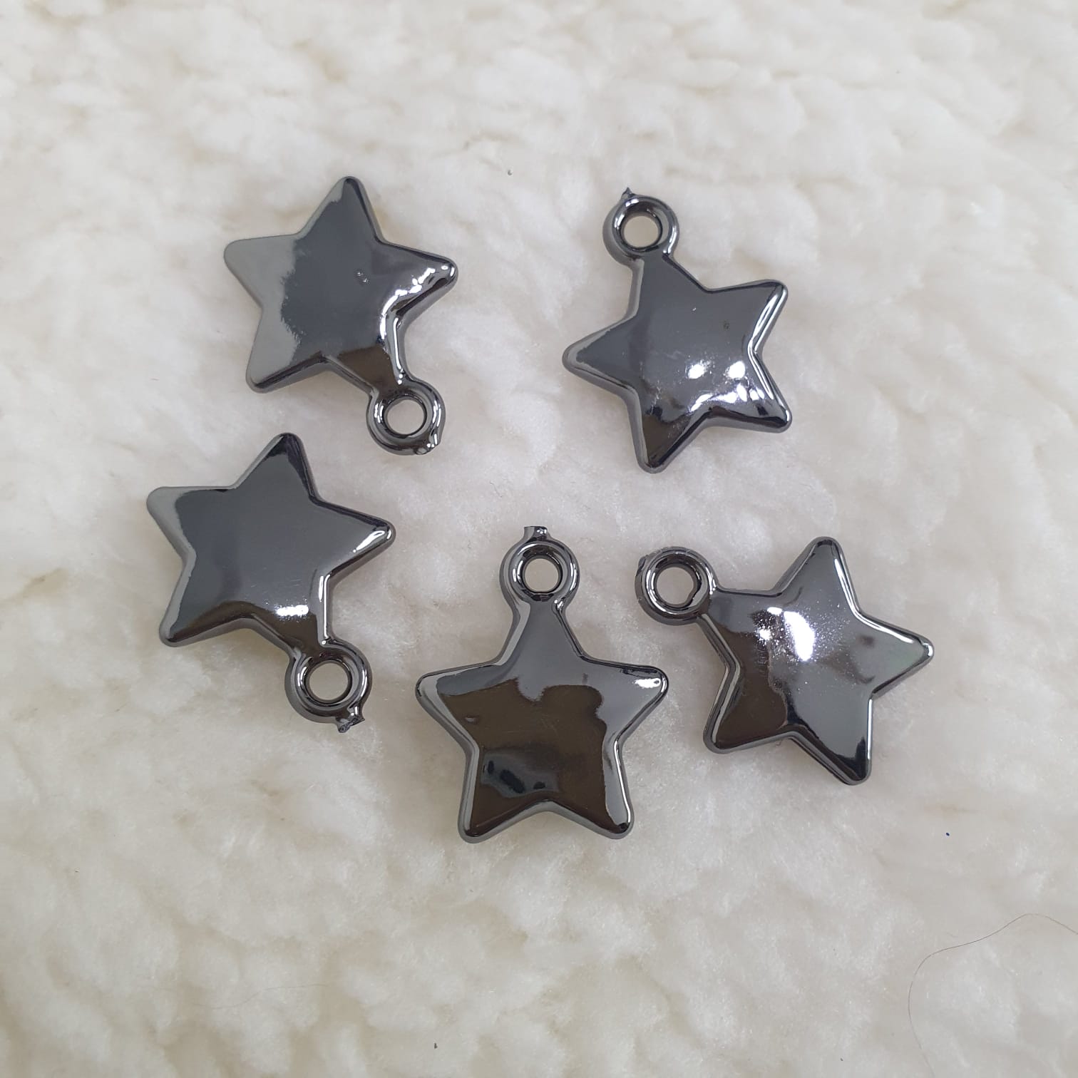 5 unidades pingente estrela onix