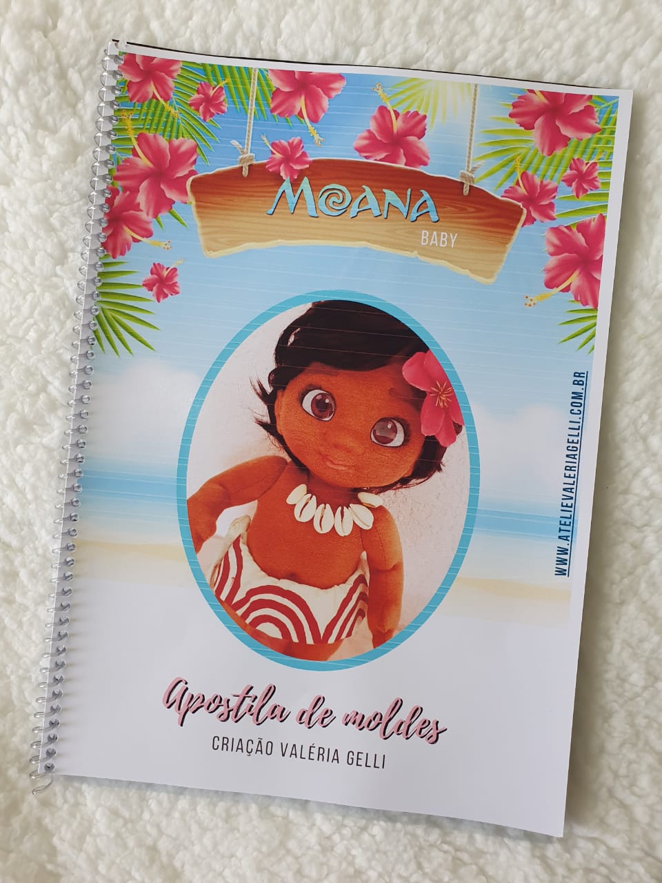 Apostila baby Moana ( Envio por correio )