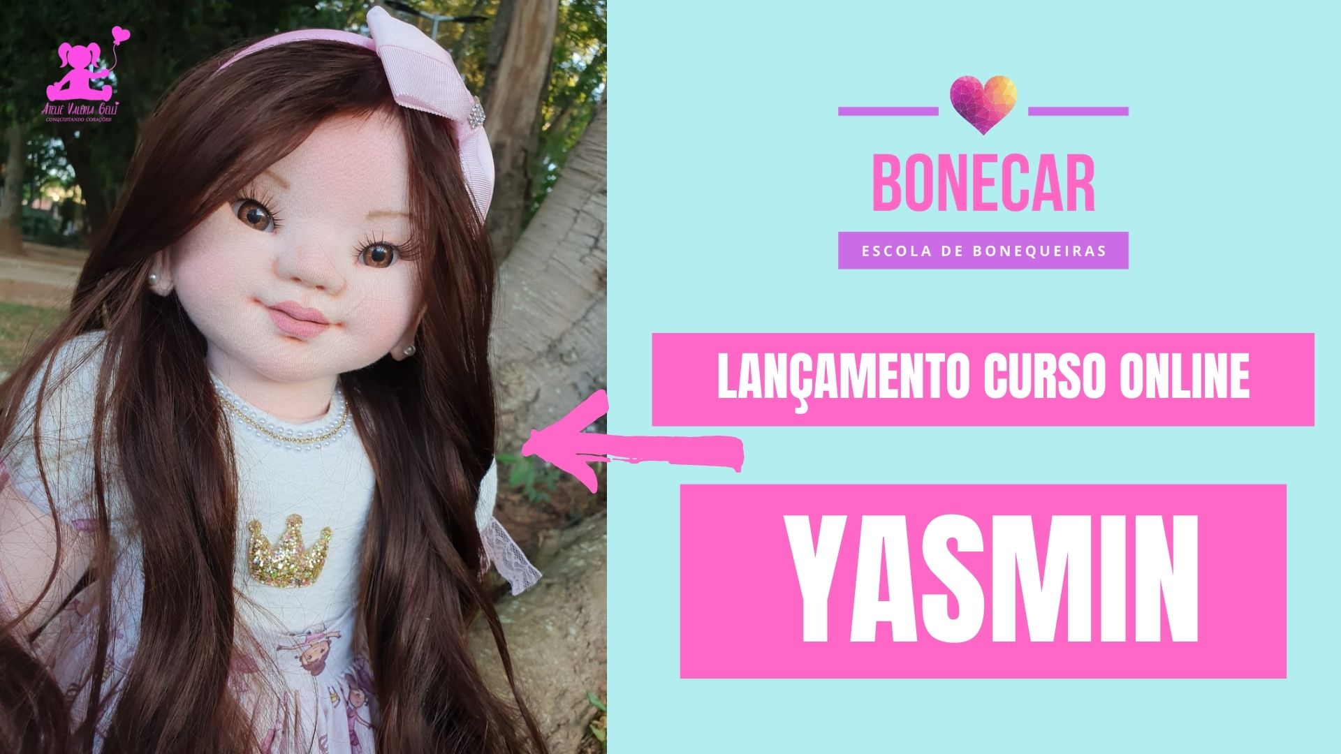 Curso online boneca Yasmin