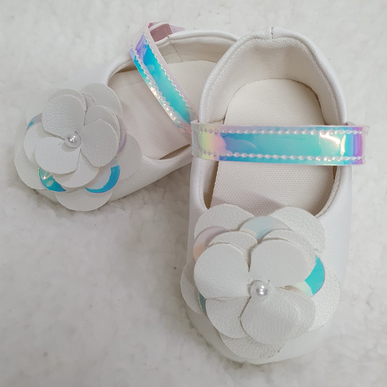 Sapatinho de Tecido - Rosa - Tamanho 16 - Filó Materiais