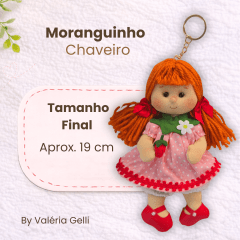 Moranguinho Chaveiro + caixa /Apostila digital de moldes 