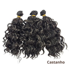 Cabelo ondulado 3 unidades