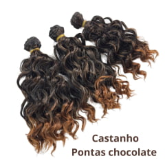 Cabelo ondulado 3 unidades