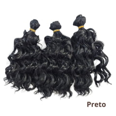 Cabelo ondulado 3 unidades