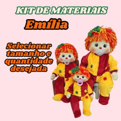 Kit de materiais Emília Baby ( Moldes e curso não incluso)