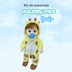 Kit de materiais do Curso Pequerruchos ( moldes e curso não inclusos)