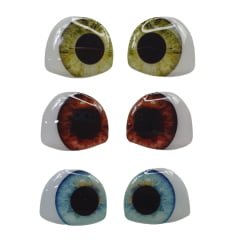 3 pares Olhos resinados modelo Vitor
