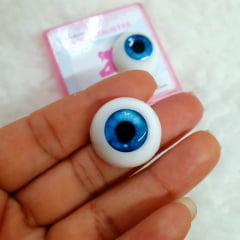 Olhos realistas azul zafira 22mm. Cores exclusivas e raras 