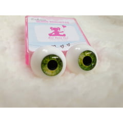 Olhos realistas verde Oliva 22mm. cores raras e exclusivas