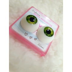 Olhos realistas verde Oliva 22mm. cores raras e exclusivas