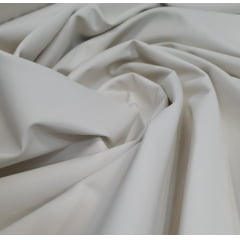 Couro sintético para sapatinhos branco (off white)